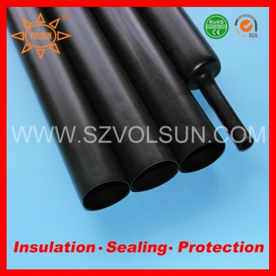 Semi-Rigid Heavy Thick Wall Black Thermo Shrinkable Tube